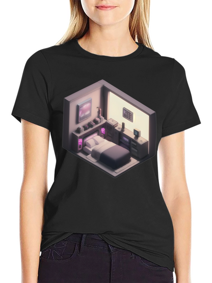 Isometric Room Graphic T-Shirt