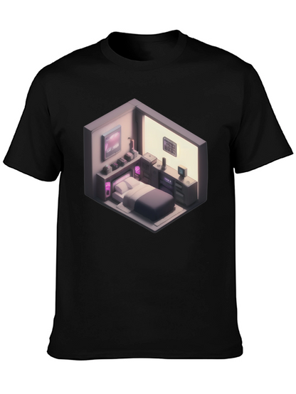 Isometric Room Graphic T-Shirt