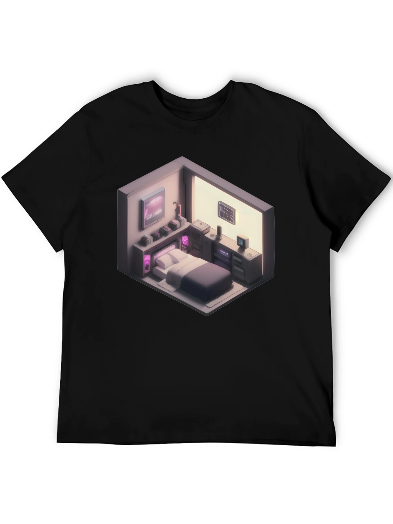 Isometric Room Graphic T-Shirt