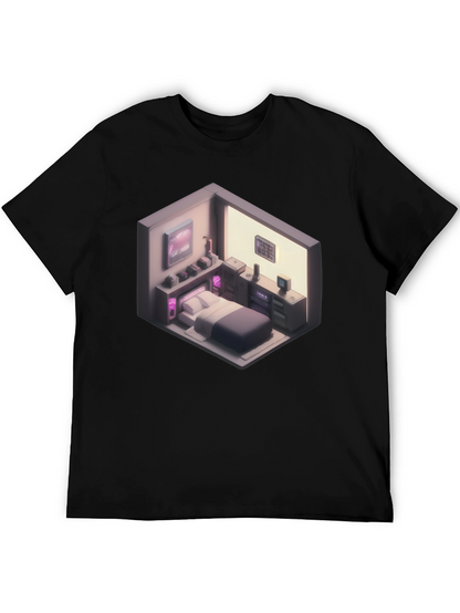 Isometric Room Graphic T-Shirt