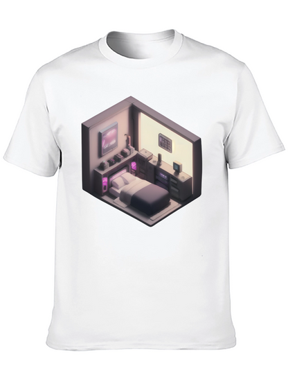 Isometric Room Graphic T-Shirt