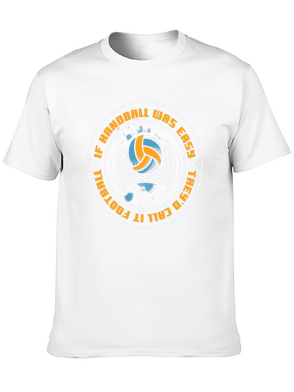 Handball Graphic Tee - If Handball Was Easy Design