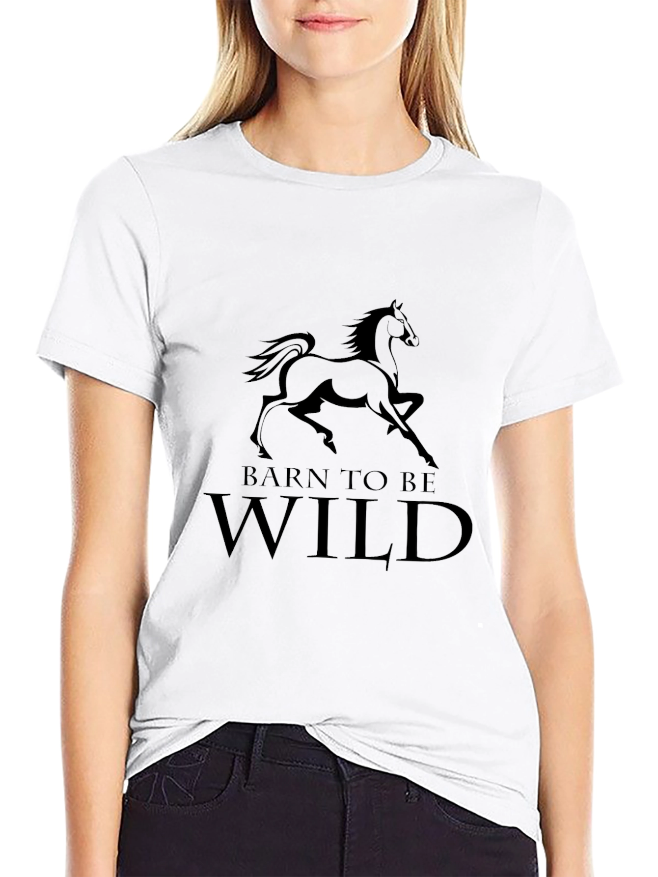 Born To Be Wild Black T-Shirt