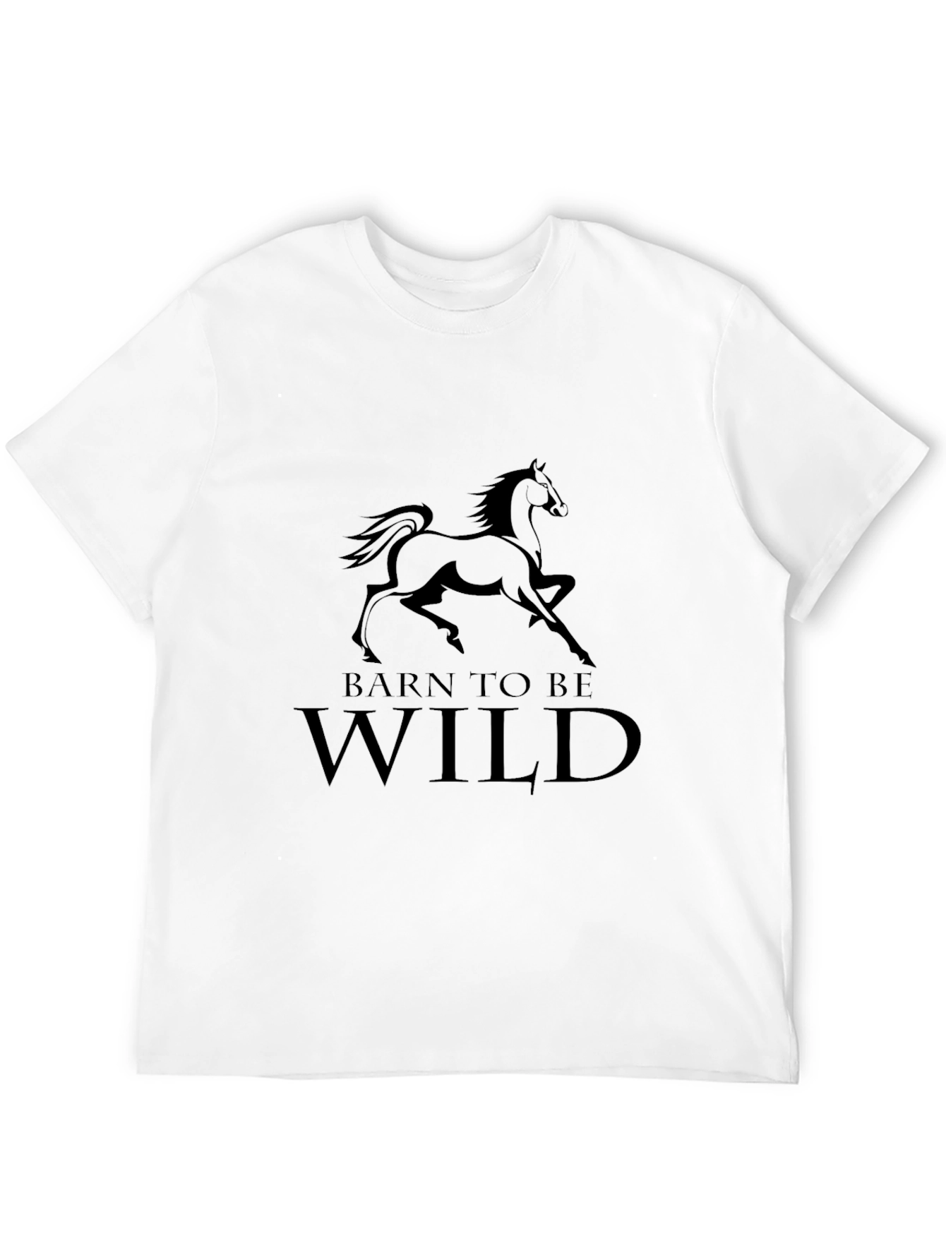 Born To Be Wild Black T-Shirt