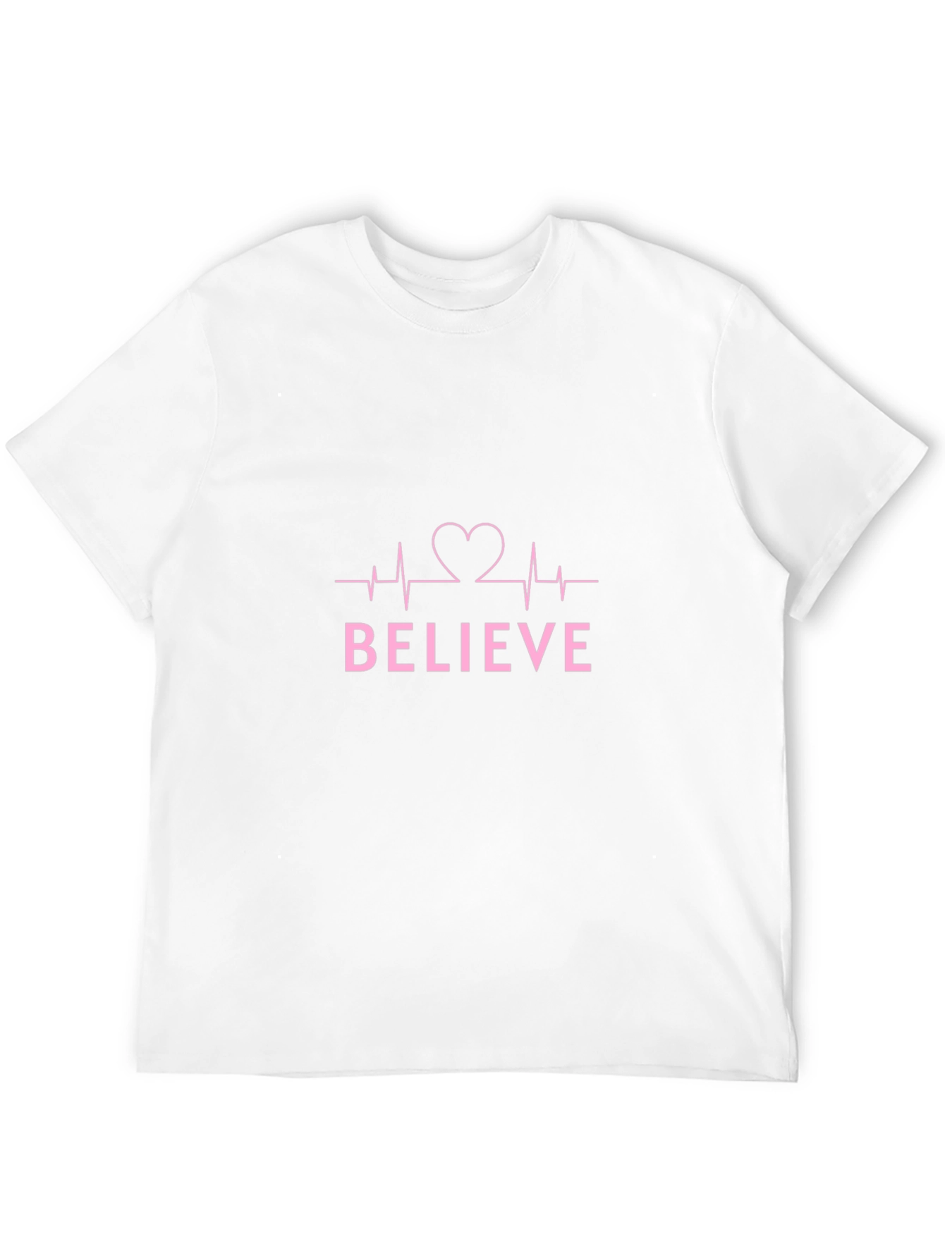 Believe Heartbeat Graphic Tee - Black
