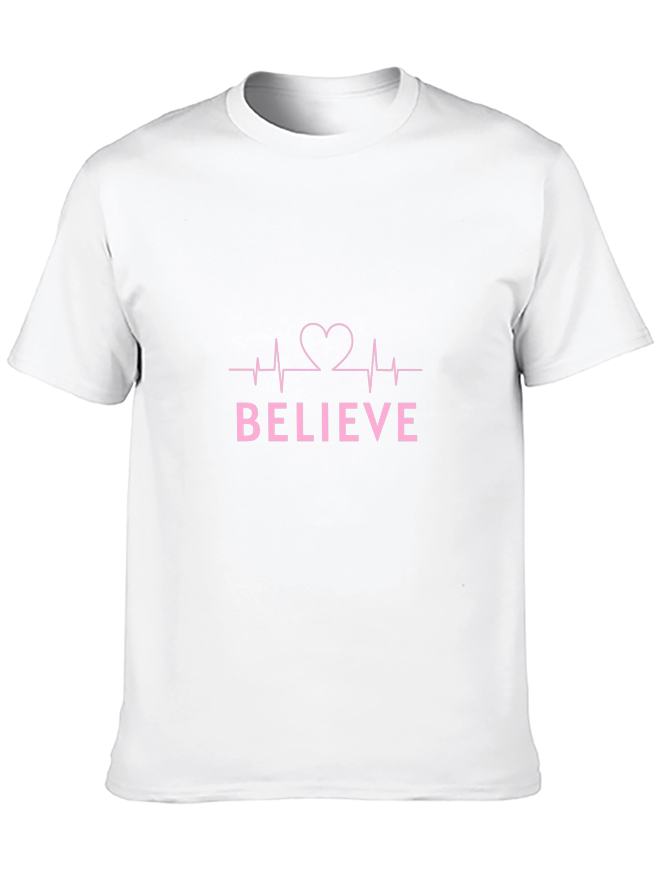 Believe Heartbeat Graphic Tee - Black