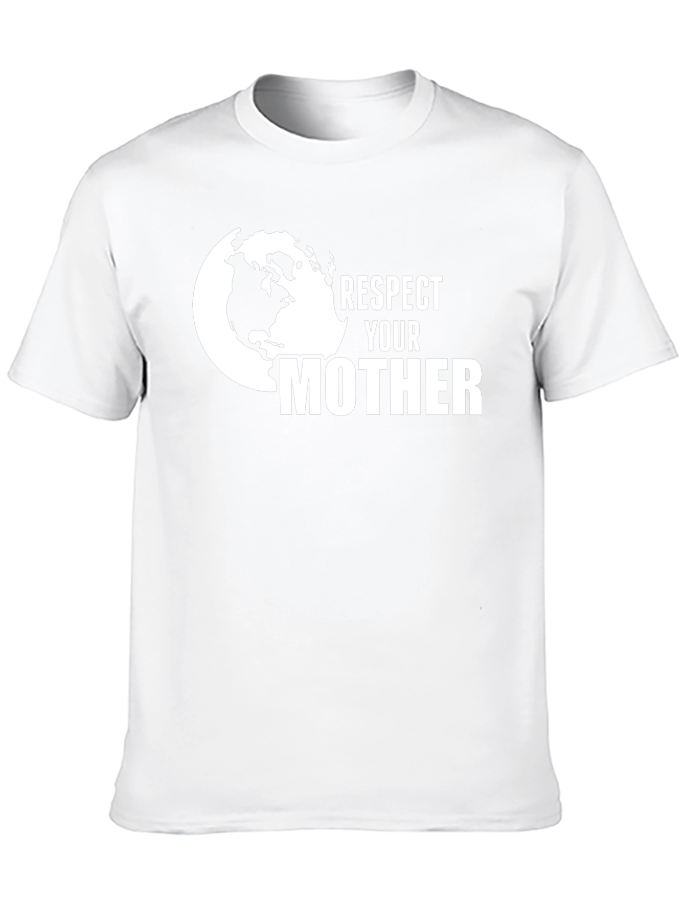 Respect Your Mother Earth Black Graphic Tee