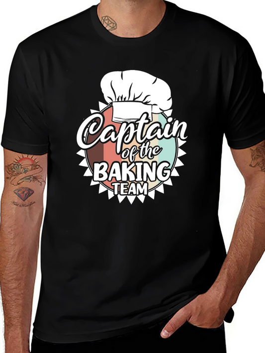Captain of the Baking Team Graphic T-Shirt