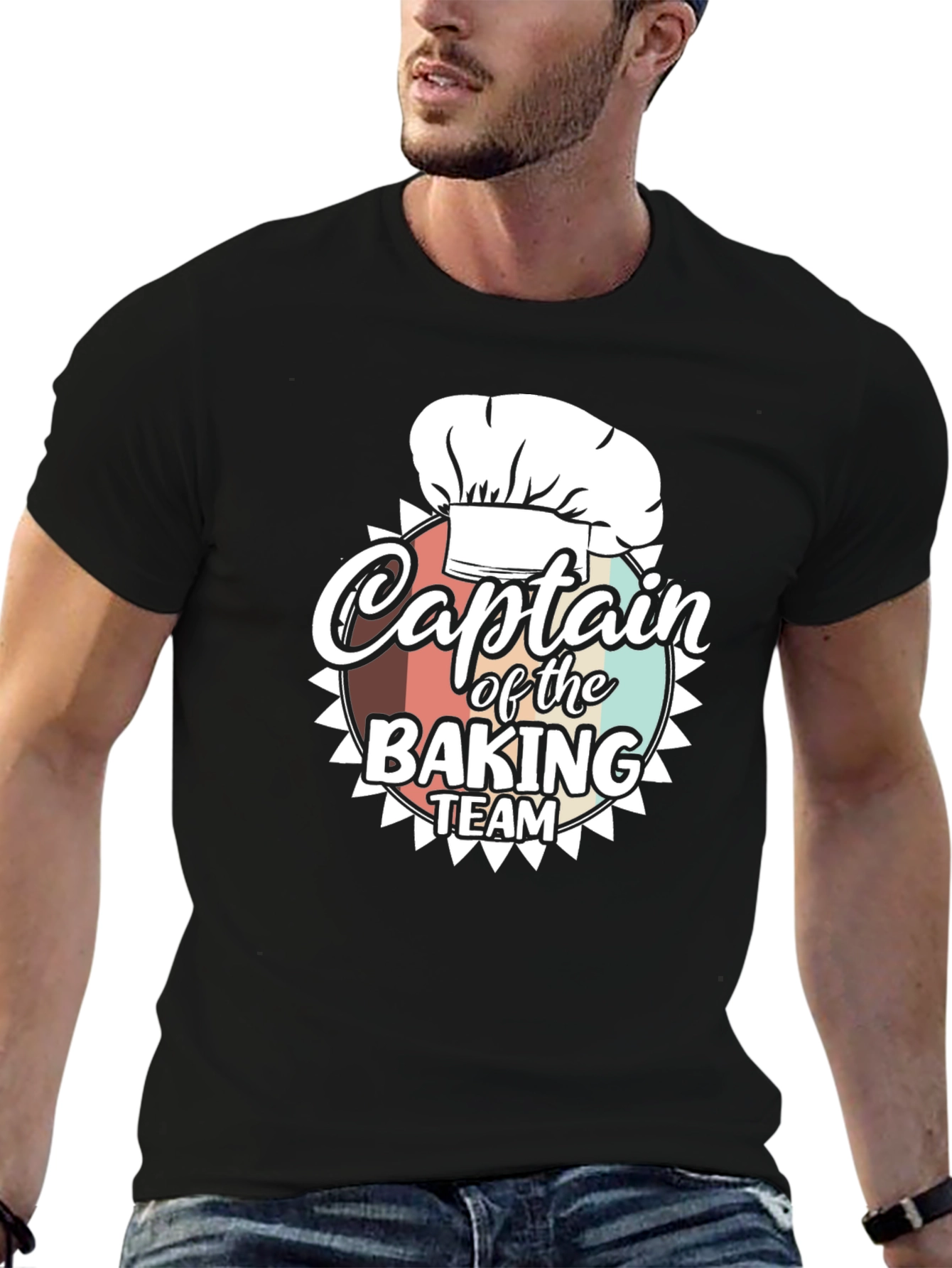 Captain of the Baking Team Graphic T-Shirt