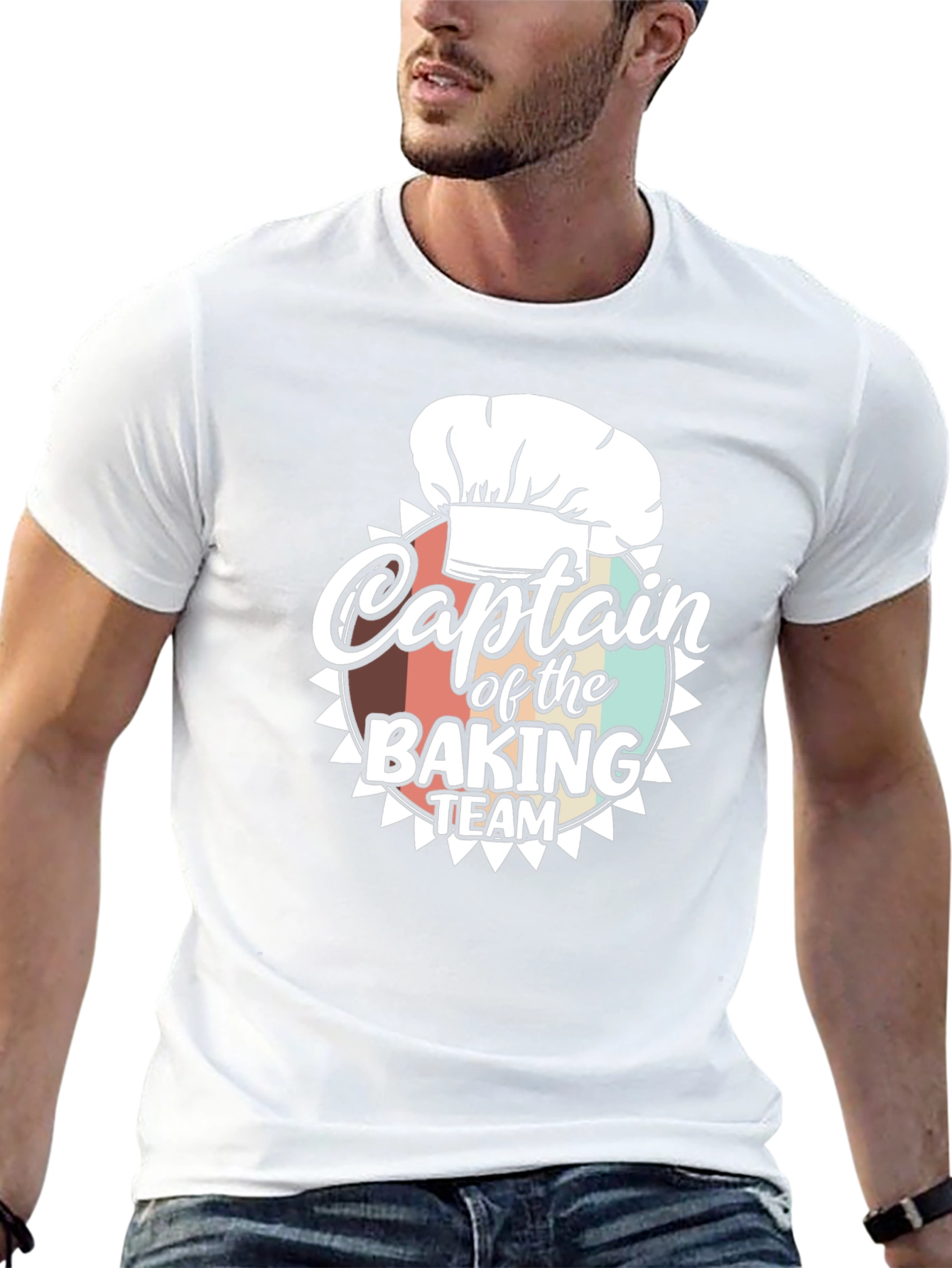 Captain of the Baking Team Graphic T-Shirt