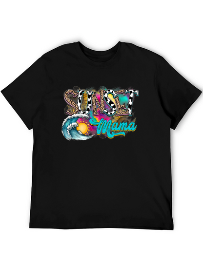 Sunset Mama Graphic Tee - Trendy Summer Vibes