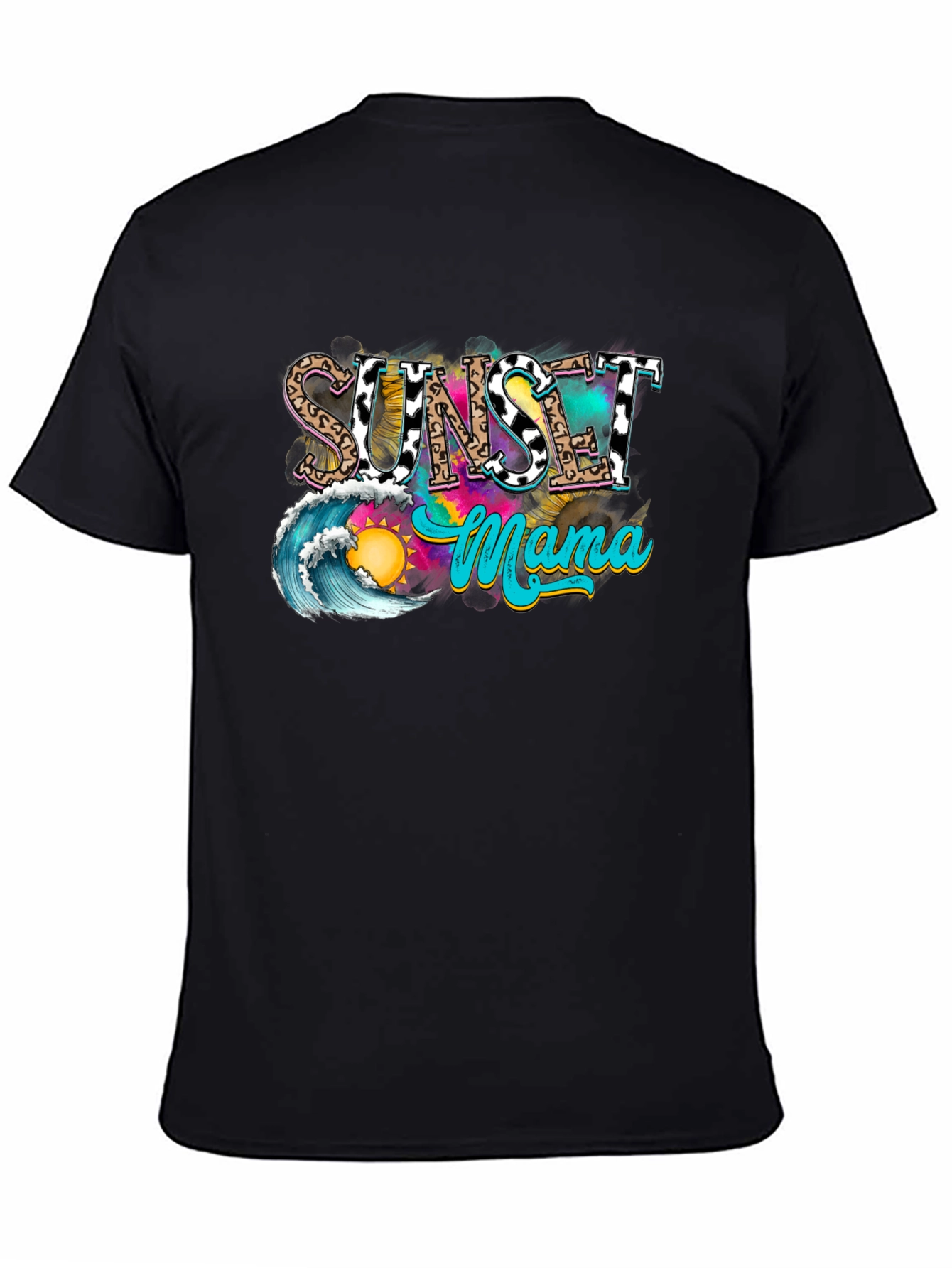 Sunset Mama Graphic Tee - Trendy Summer Vibes