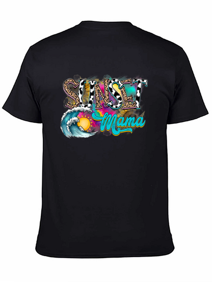 Sunset Mama Graphic Tee - Trendy Summer Vibes