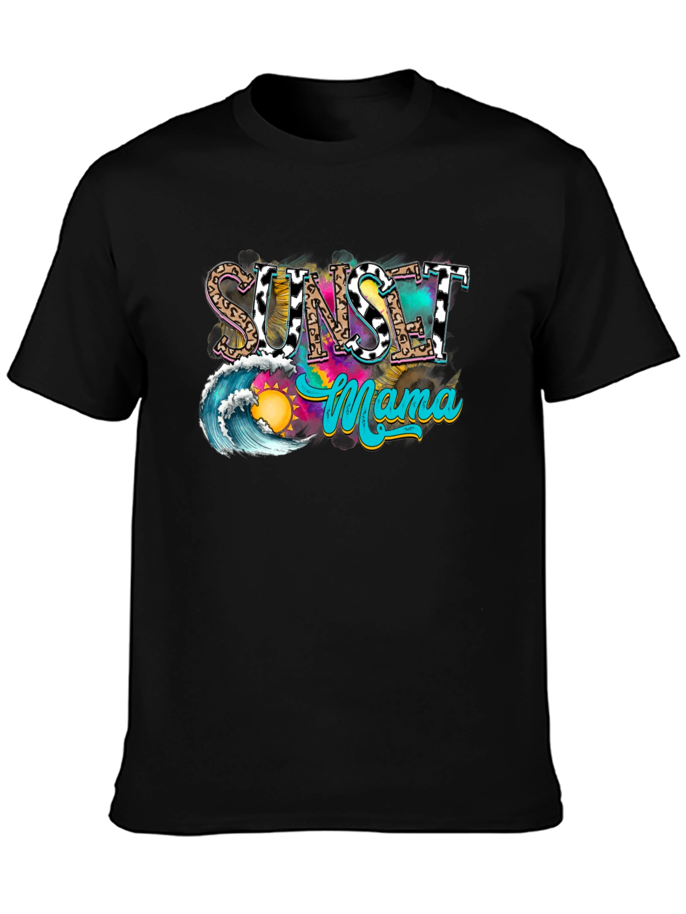 Sunset Mama Graphic Tee - Trendy Summer Vibes