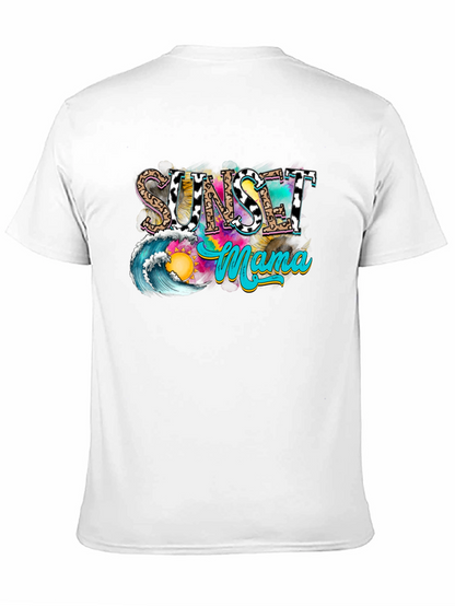 Sunset Mama Graphic Tee - Trendy Summer Vibes