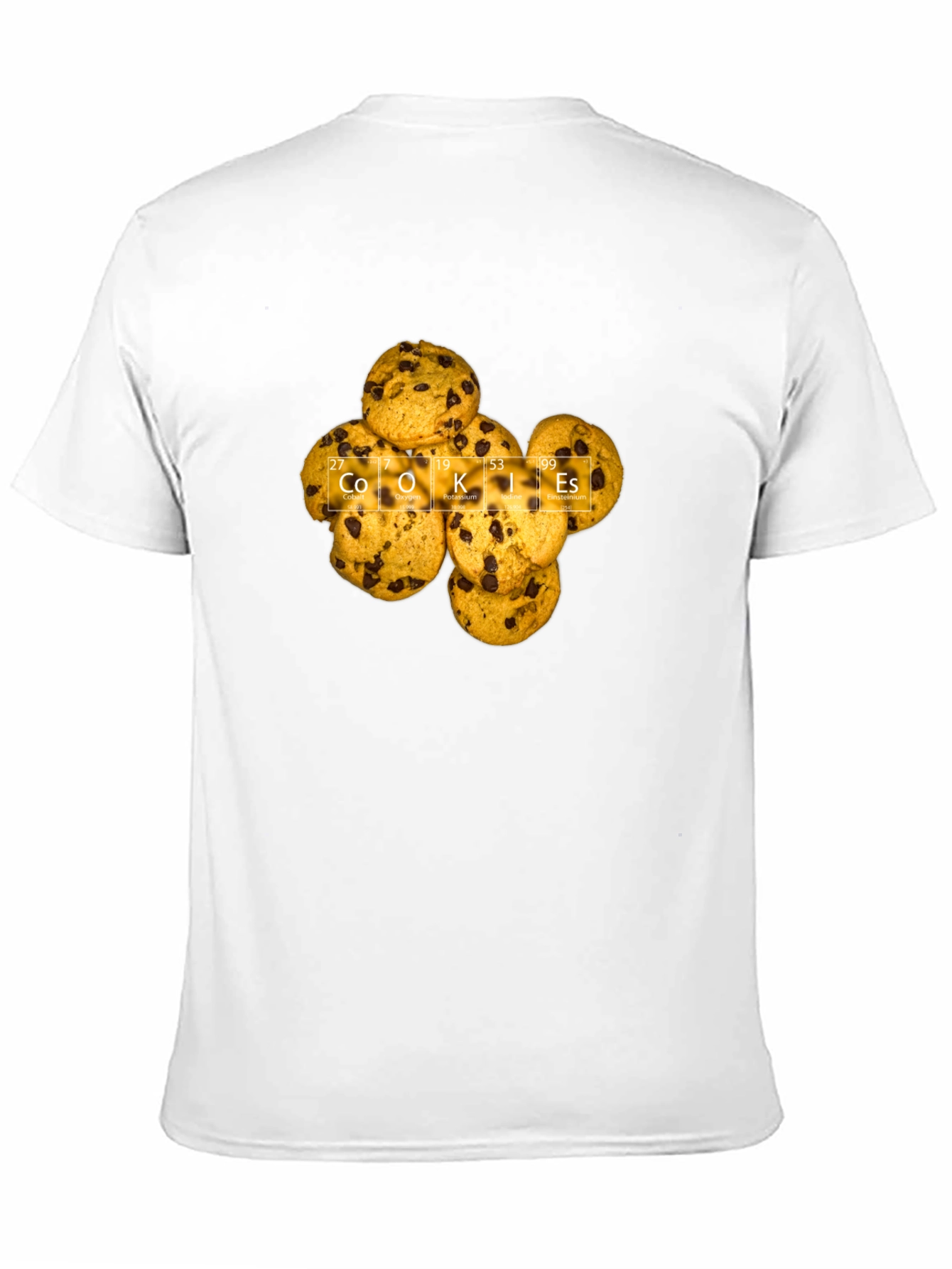 Cookies Periodic Table Mens Black T-Shirt