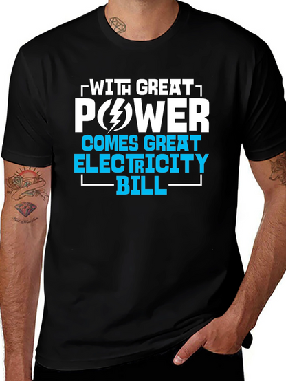 Funny Electrician Power T-Shirt