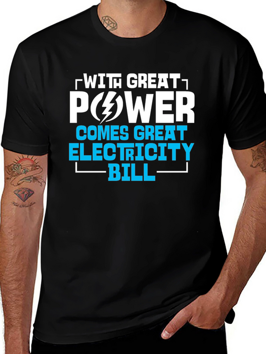 Funny Electrician Power T-Shirt