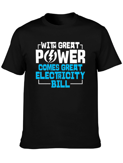 Funny Electrician Power T-Shirt