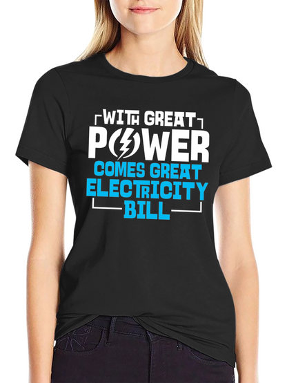 Funny Electrician Power T-Shirt