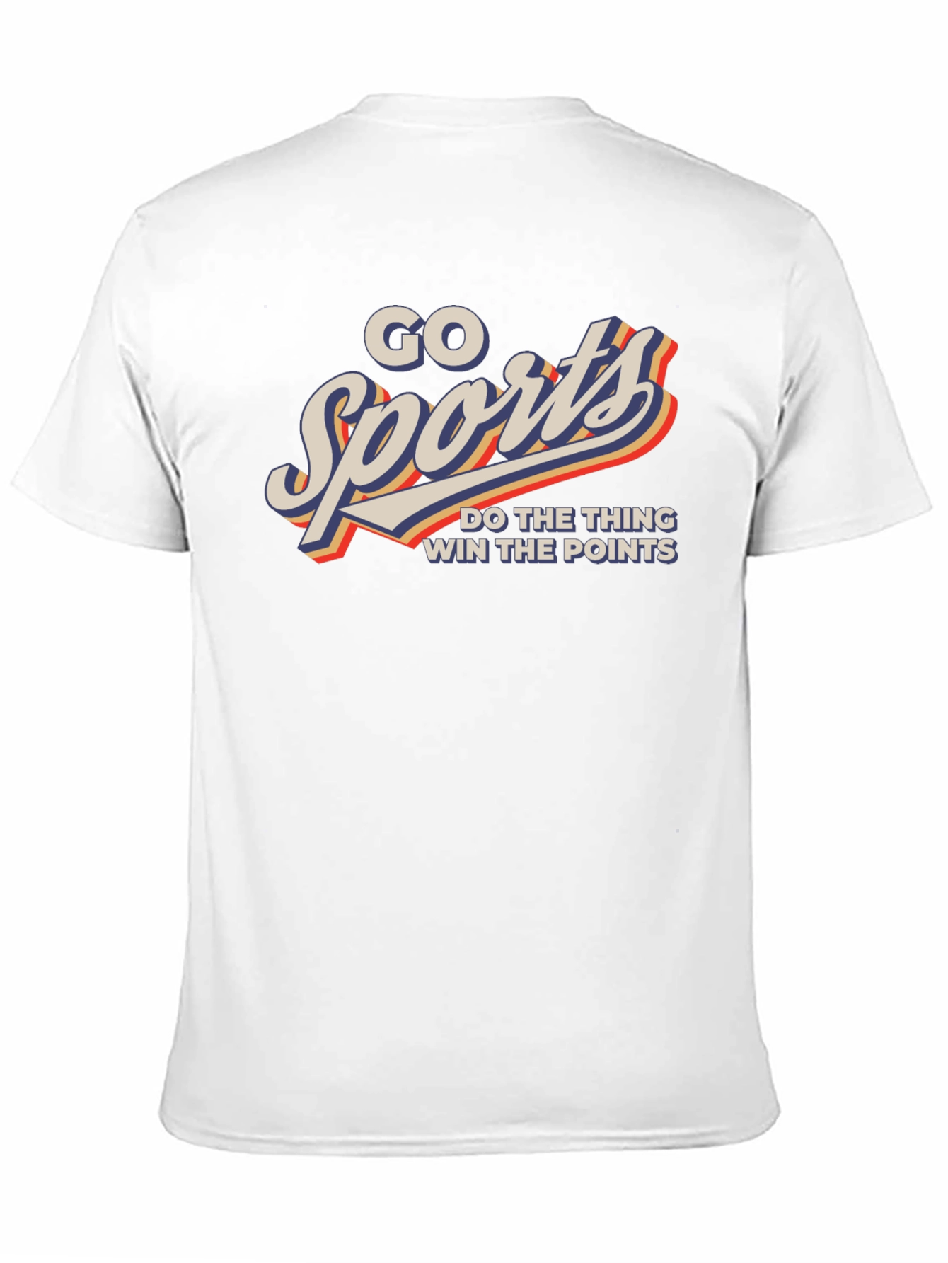 Go Sports! Graphic Print Tee - Black