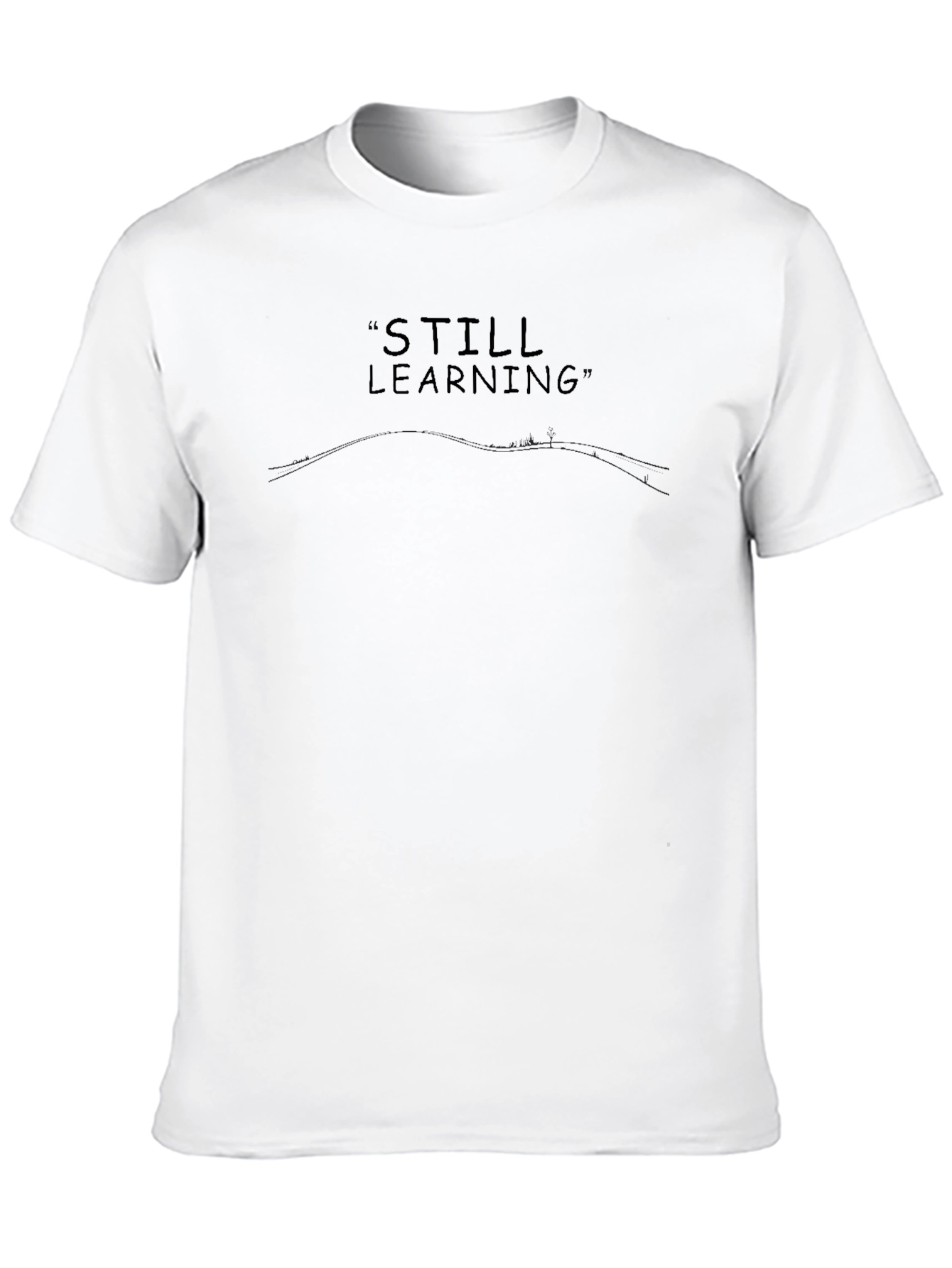 Still Learning Graphic Tee - Black