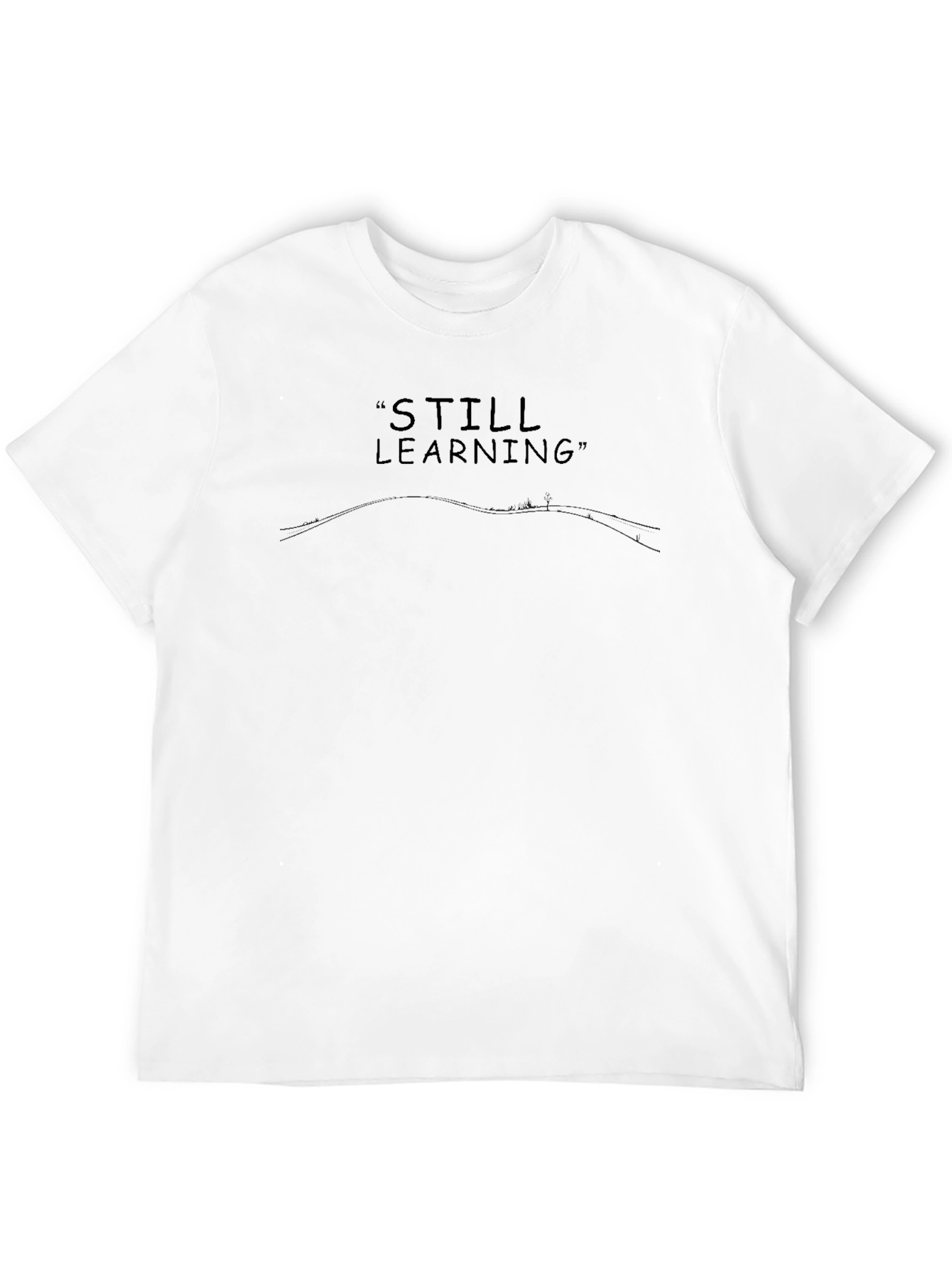 Still Learning Graphic Tee - Black