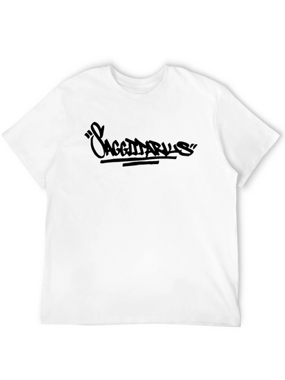Sagittarius Zodiac T-Shirt - Black Graphic Tee