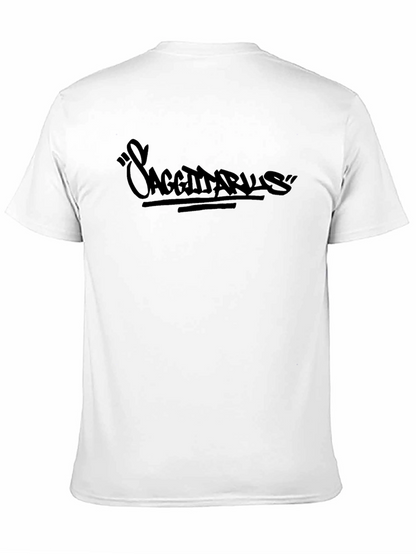 Sagittarius Zodiac T-Shirt - Black Graphic Tee