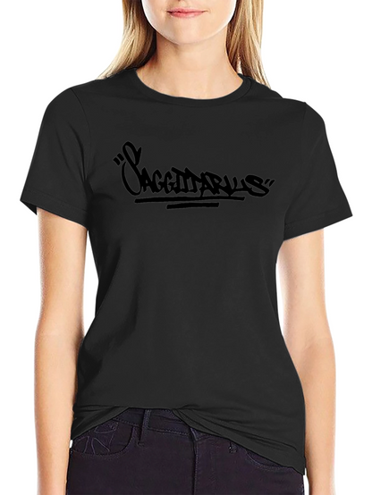 Sagittarius Zodiac T-Shirt - Black Graphic Tee