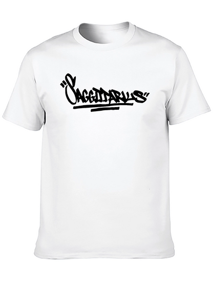 Sagittarius Zodiac T-Shirt - Black Graphic Tee