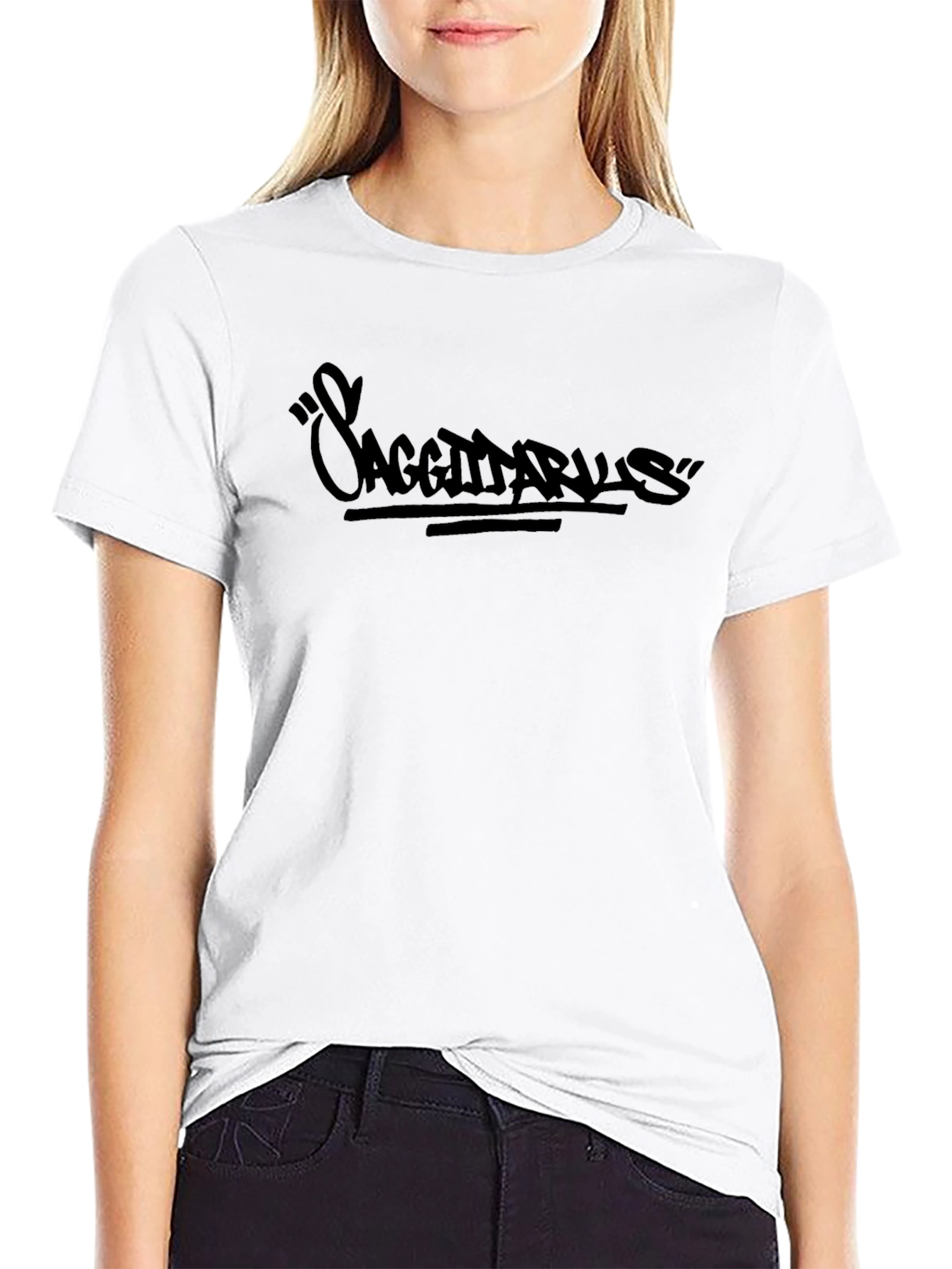 Sagittarius Zodiac T-Shirt - Black Graphic Tee