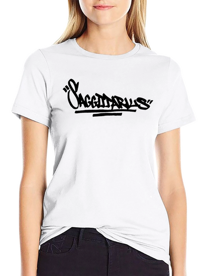 Sagittarius Zodiac T-Shirt - Black Graphic Tee