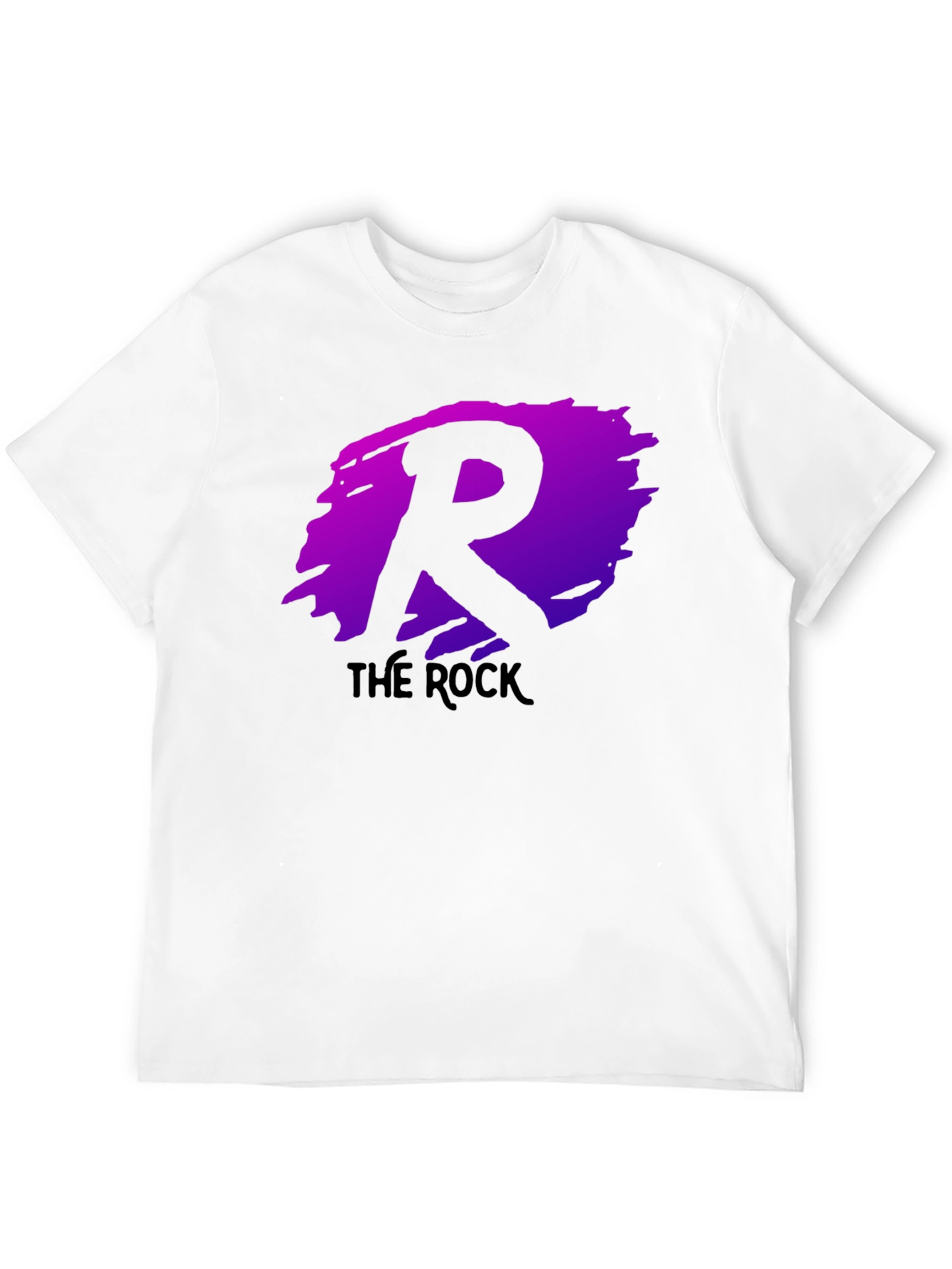 The Rock R Logo Black T-Shirt