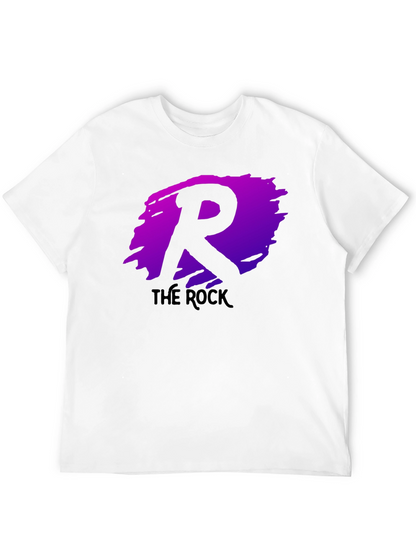 The Rock R Logo Black T-Shirt