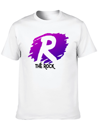 The Rock R Logo Black T-Shirt