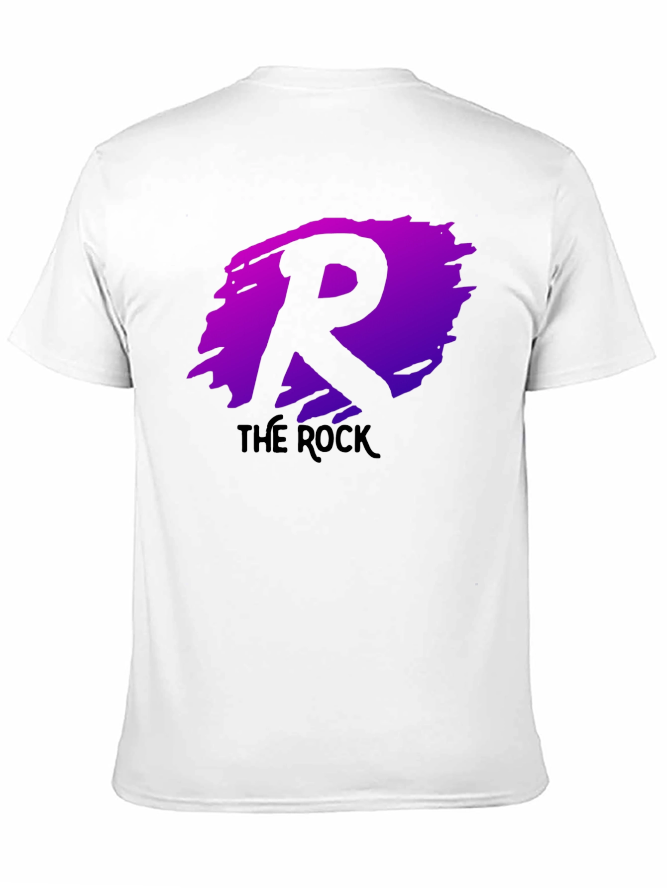The Rock R Logo Black T-Shirt