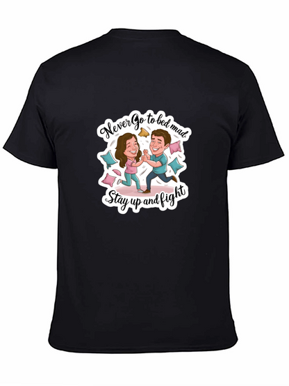 Funny Couple Fight Graphic Tee