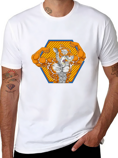 Tiger Muscle Black T-Shirt