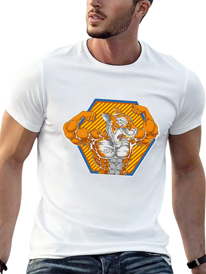 Tiger Muscle Black T-Shirt