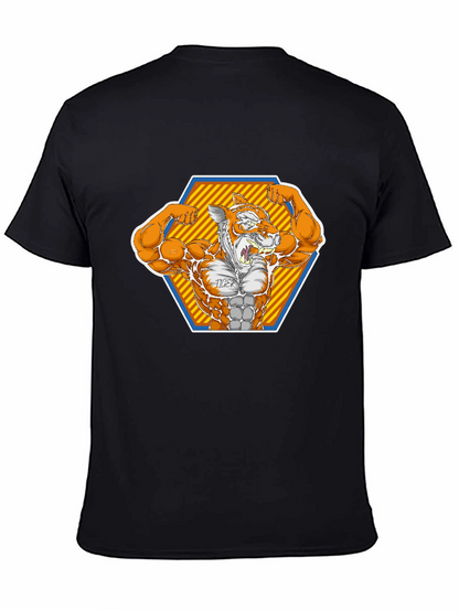Tiger Muscle Black T-Shirt