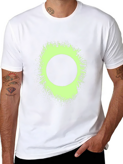 Eclipse Tee: Graphic Print Black T-Shirt