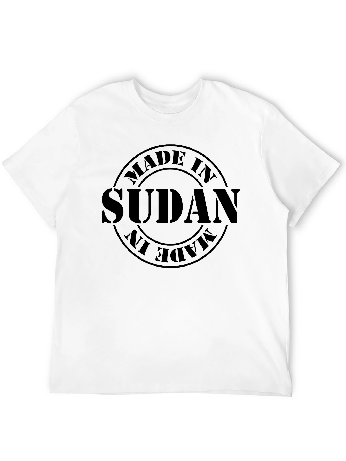 Made in Sudan Graphic T-Shirt | Black Cotton Tee