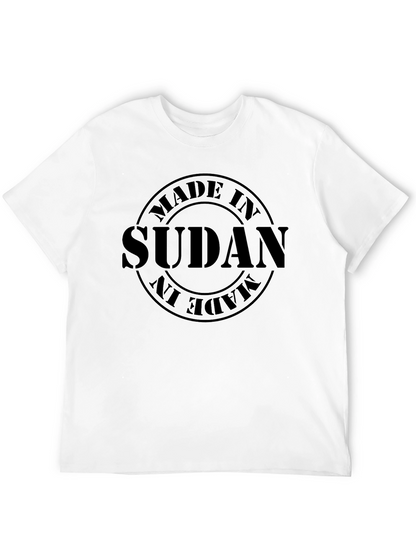 Made in Sudan Graphic T-Shirt | Black Cotton Tee