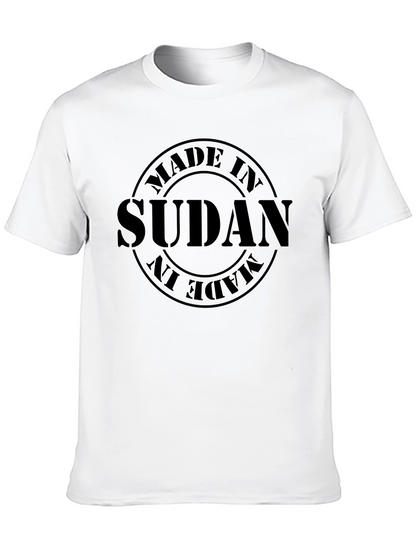 Made in Sudan Graphic T-Shirt | Black Cotton Tee
