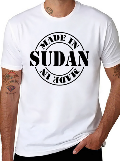 Made in Sudan Graphic T-Shirt | Black Cotton Tee