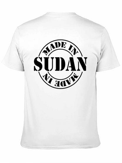 Made in Sudan Graphic T-Shirt | Black Cotton Tee