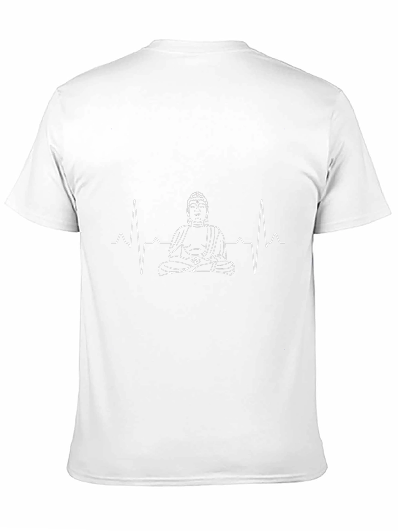 Buddha Heartbeat Graphic Tee - Relaxed Fit