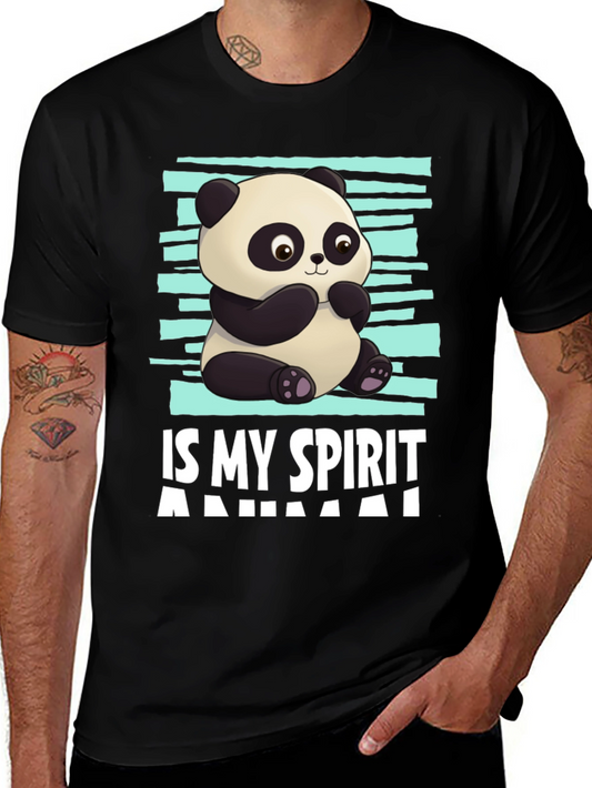 Panda Spirit Animal Graphic T-Shirt