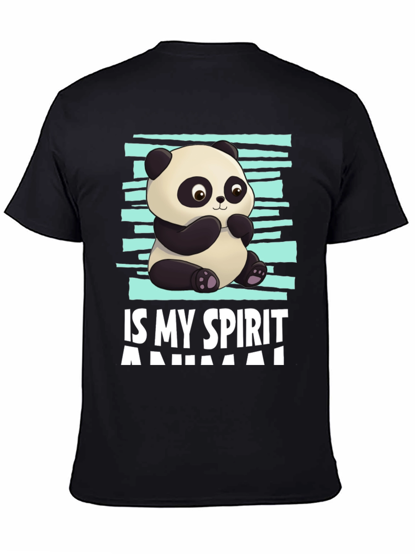 Panda Spirit Animal Graphic T-Shirt